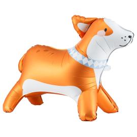 Vandrende Corgi Hund Folieballong & Hundekort