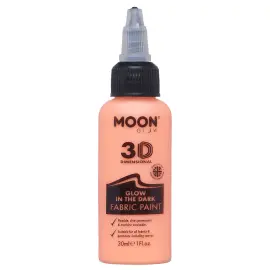 Moon Glow Selvlysende Tekstilfarge Oransje 30 ml