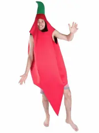 Rød Chili Kostyme