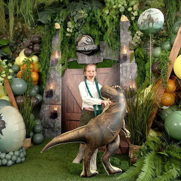 Jurassic World T-Rex Folieballong 92 x 98 cm