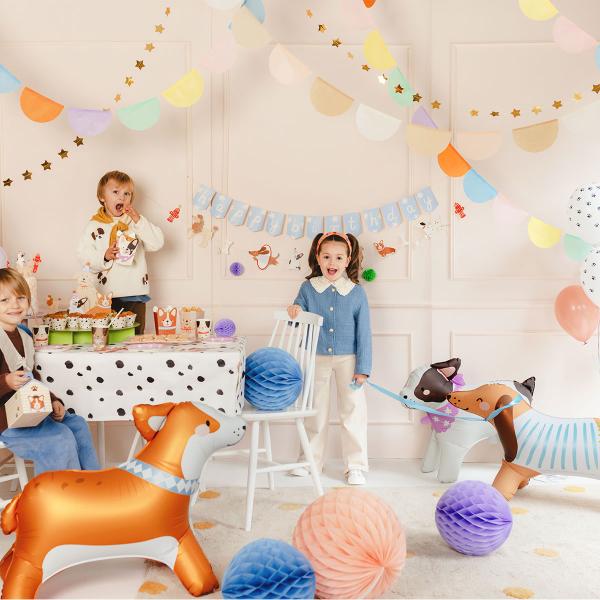 Vandrende Corgi Hund Folieballong & Hundekort