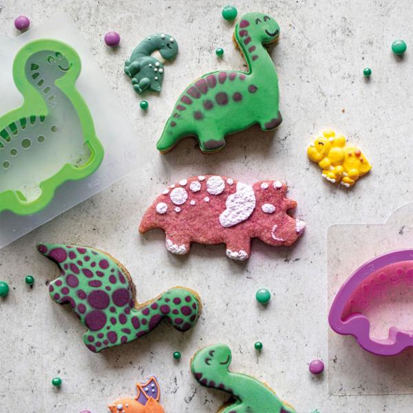 Dinosaurer Kakeformer/Bakemaler 6-pakning