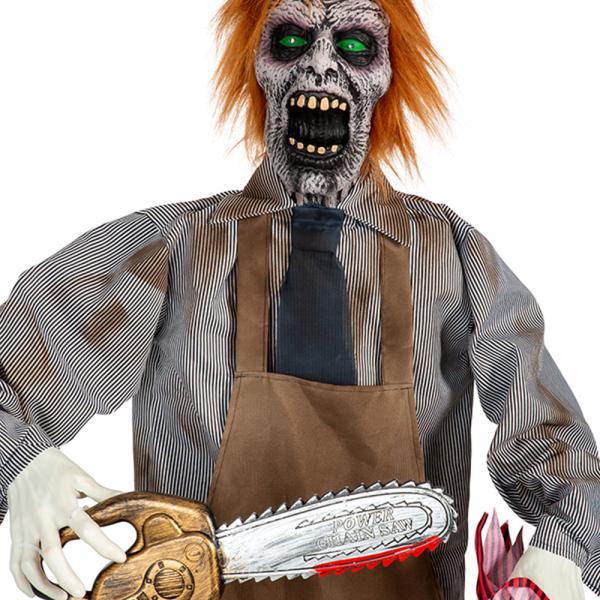 Stående Zombie med Motorsag