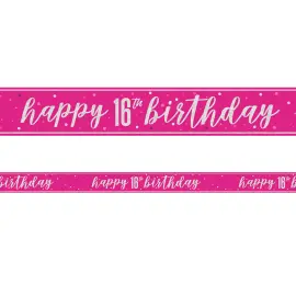 Happy 16th Birthday Girlander Cerise 2,74 m