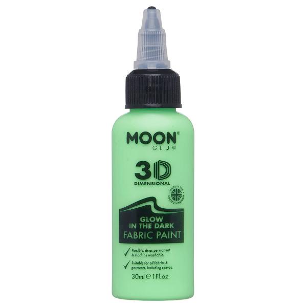 Moon Glow Selvlysende Tekstilfarge Grønn 30 ml