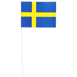 Håndflagg Sverige Papir