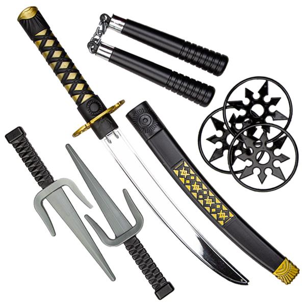 Ninja Våpen Tilbehørsett for Barn