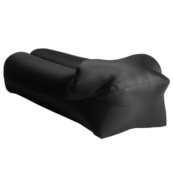 Softybag Loungesofa Midnattssvart 175 x 75 x 50 cm