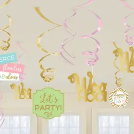 Hengende Pynt Happy Birthday