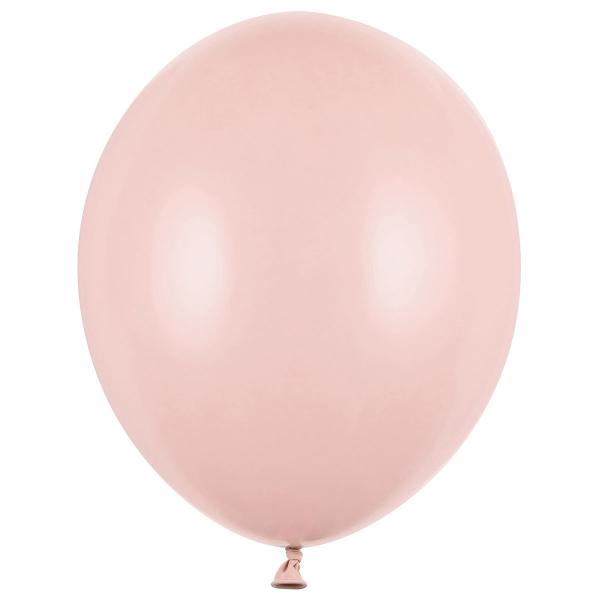 Sterke Ballonger Støvrosa Pastell 27 cm 100-pakning