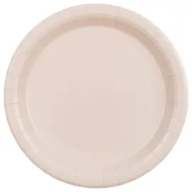 Papptallerkener Beige 23 cm 6-pakning