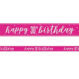 Happy 30th Birthday Girlander Cerise 2,74 m