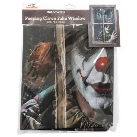 Vinduspynt Halloween Skummel Klovn