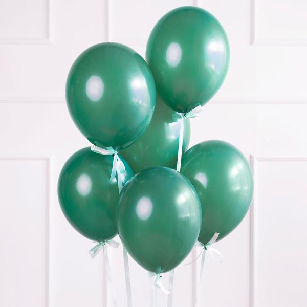 Sterke Ballonger Flaskegrønn Pastell 27 cm