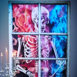 Vinduspynt Halloween Magisk Skjelett