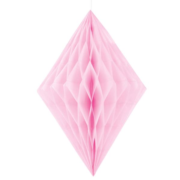 Hengende Honeycomb Diamant Rosa