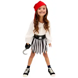 Piratkostyme Skjørt og Bandana Barn
