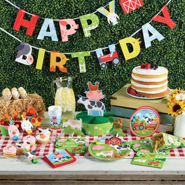Happy Birthday Banner Bondegård