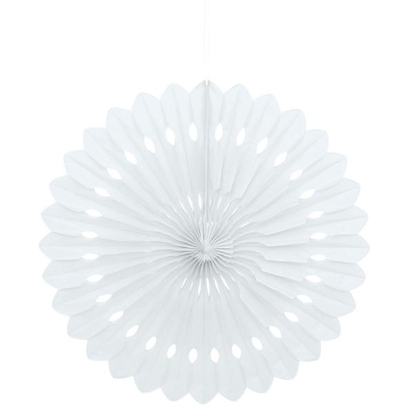 Hengende Honeycomb Vifter Hvite