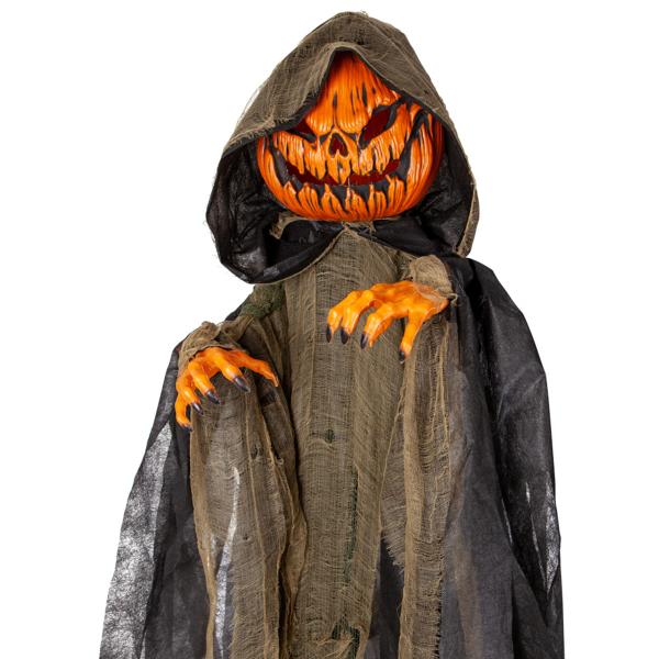 Hengende Gresskarfigur med Lyd og Lys 215 cm