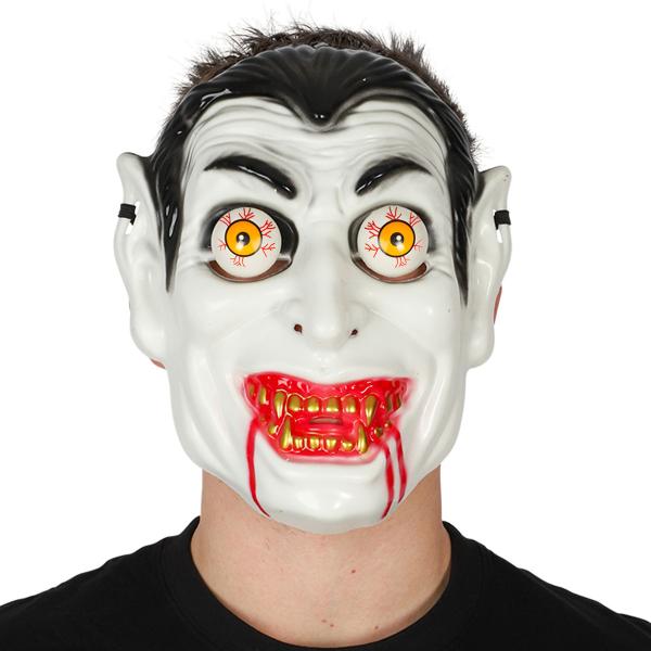 Gal Vampyrmaske med Bevegelige Øyne