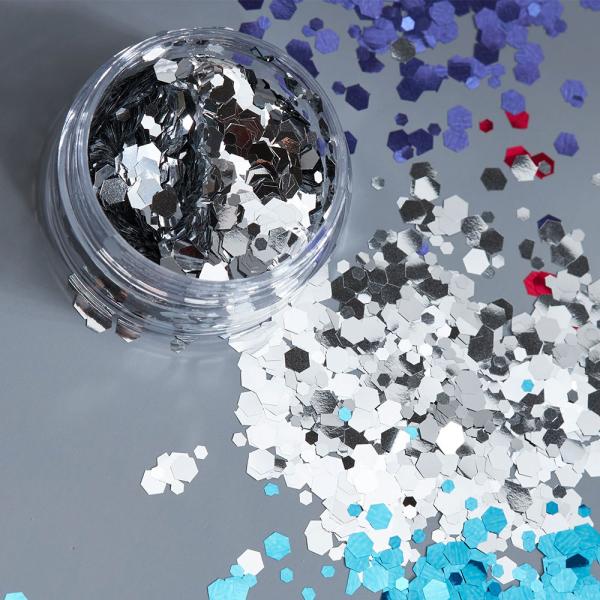 Moon Glitter Classic Chunky Glitter Sølv