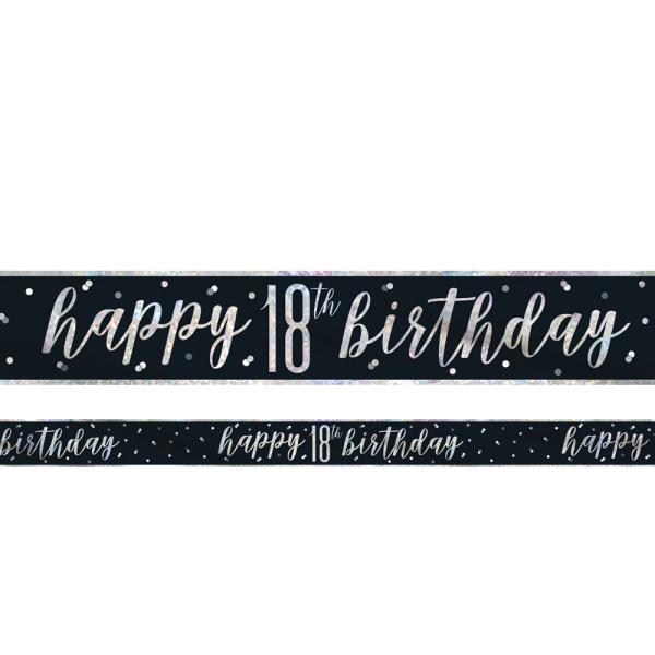 Happy 18th Birthday Banner