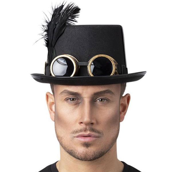 Gothic Viktoriansk Steampunk Høy Hatt