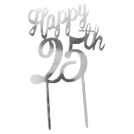 Happy 25th Kakepynt