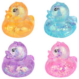 Squeeze Glitrende Badeand Leke 8,5 cm