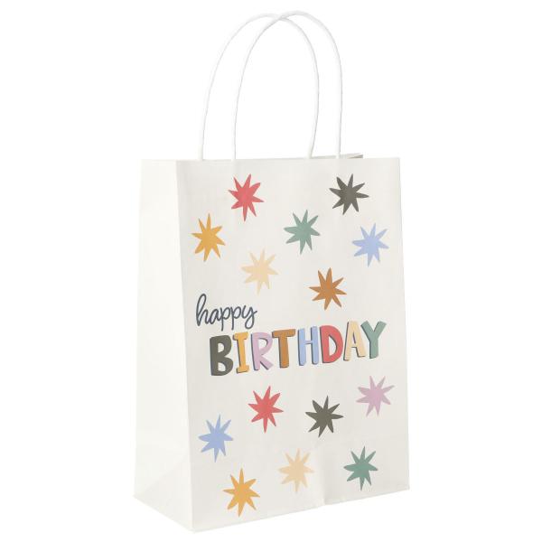 Gaveposer Happy Birthday 6-pakning