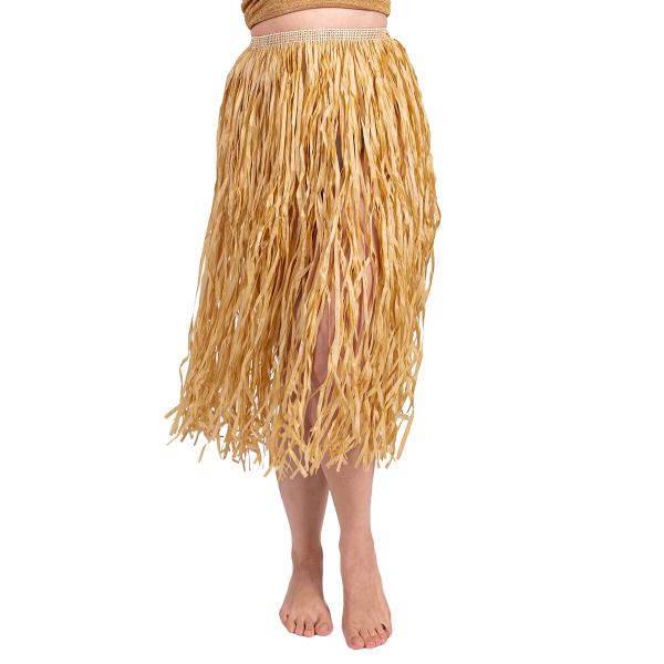Naturfarget Hawaii Hula Skjørt 77 cm