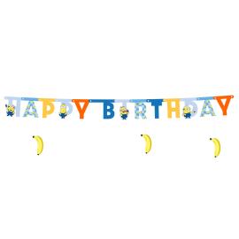 Minions Happy Birthday Girlander 153 x 50 cm
