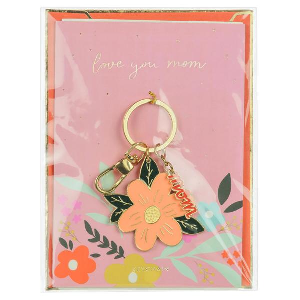 Love You Mom Kort med Nøkkelring