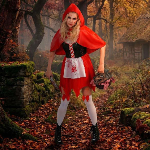Kostyme Zombie Rødhette