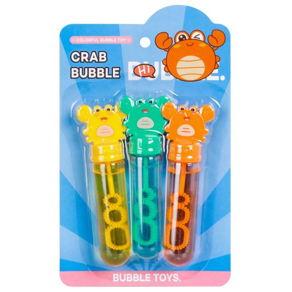 Såpebobler Krabbe 3x35 ml 13 cm 3-pakning