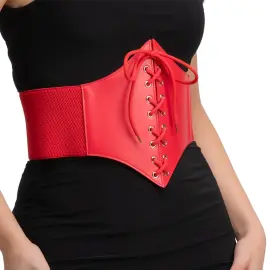 Korsettbelte R&oslash;d