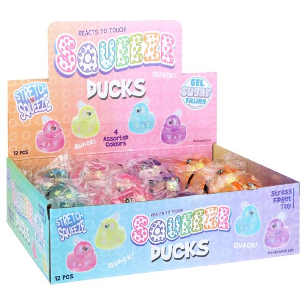 Squeeze Glitrende Badeand Leke 8,5 cm