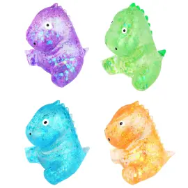 Squeeze Glitrende Dinosaurleke 7 cm