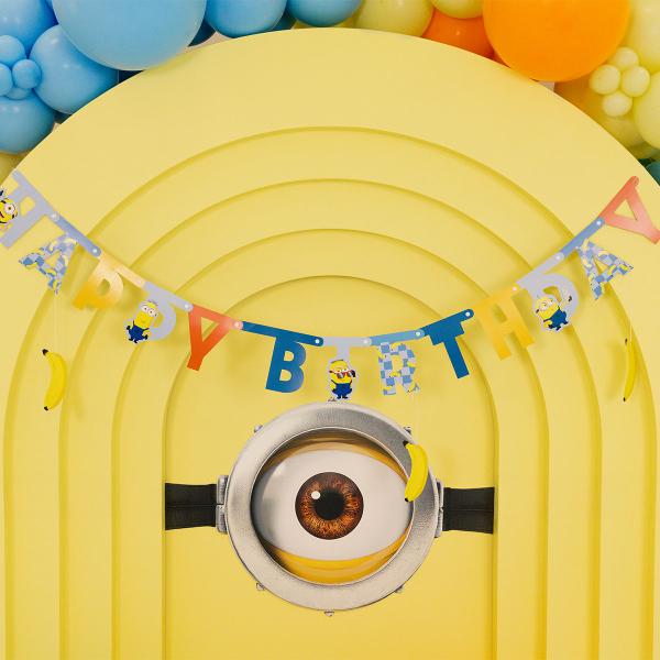 Minions Happy Birthday Girlander 153 x 50 cm
