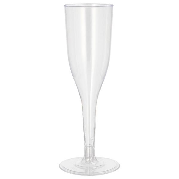 Gjenbrukbare Musserende Vinglass 10 cl 8-pakning