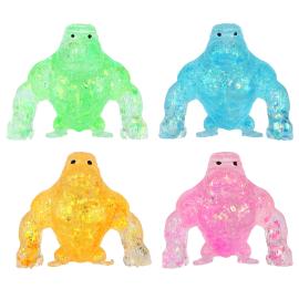 Squeeze Glitrende Gorilla Leke 8 cm