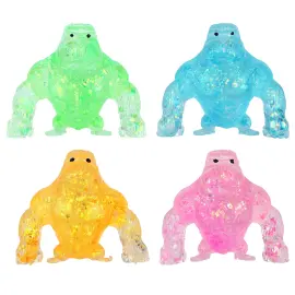 Squeeze Glitrende Gorilla Leke 8 cm