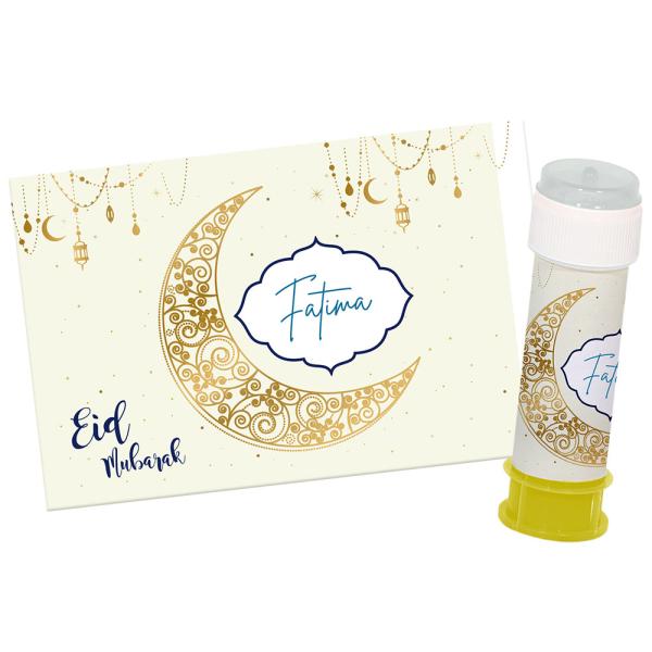 Eid Mubarak Såpebobler Etiketter