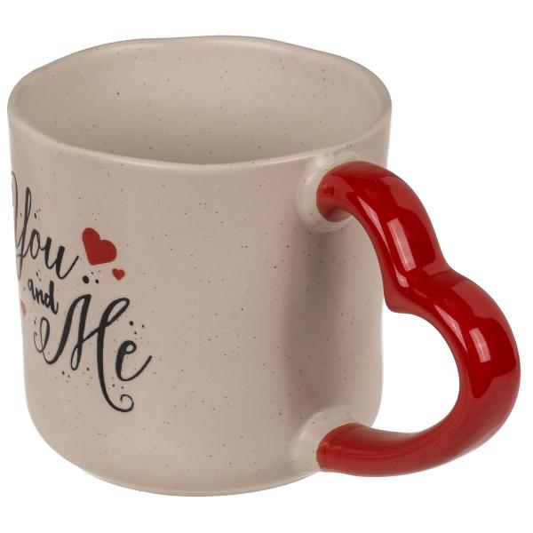 Krus med Hjerteformet Håndtak 350 ml