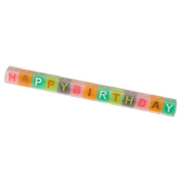 Happy Birthday Firkantede Lys