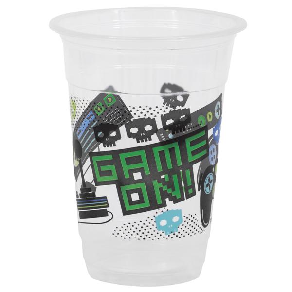 Plastkopper Gaming Gjenbrukbare 8-pakning