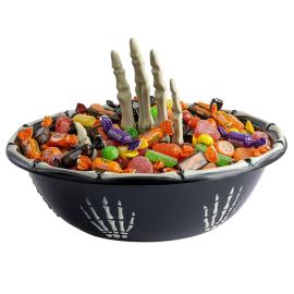 Godtesk&aring;l med Skjeletth&aring;nd Halloween