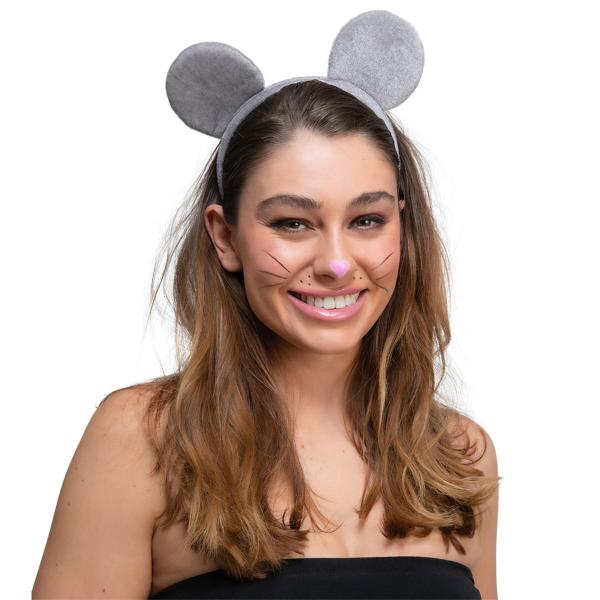 Hårbøyle med Museører Grå