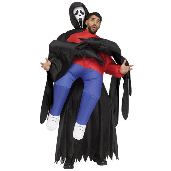 Oppblåsbar Ghostface Carry Me Drakt